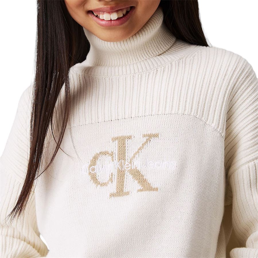 Maglione a collo alto con logo Calvin Klein | CKIG0IG02655YBI